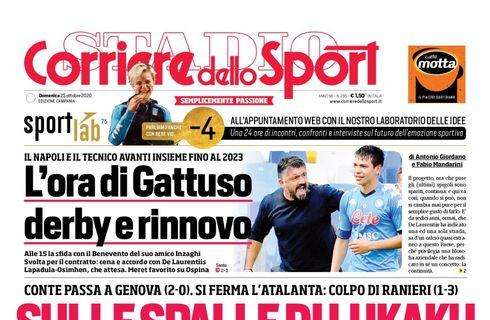 PRIMA PAGINA - CdS Campania: "L'ora di Gattuso, derby e rinnovo"