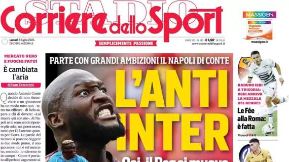 Cds: "Il Napoli è l'anti-Inter: Lukaku pista calda, Psg su Osimhen"