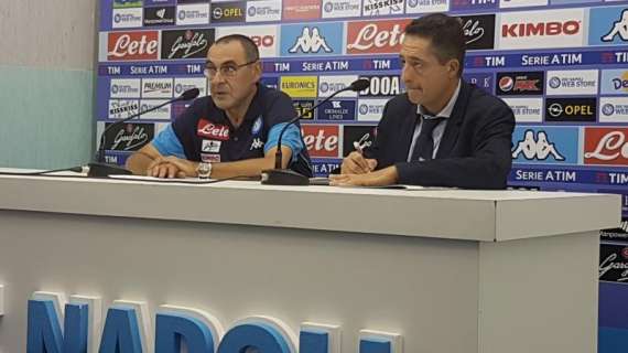 Sarri in conferenza: "No turnover perchè volevo risposte da questi 11! Lazio prima verifica importante. Su Ounas, Ghoulam ed i rigori..."