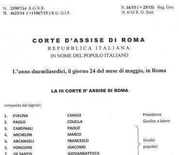 FOTO - Depositata sentenza sul caso Ciro Esposito, i legali: "Sacrificò la propria vita per salvare donne e bimbi"
