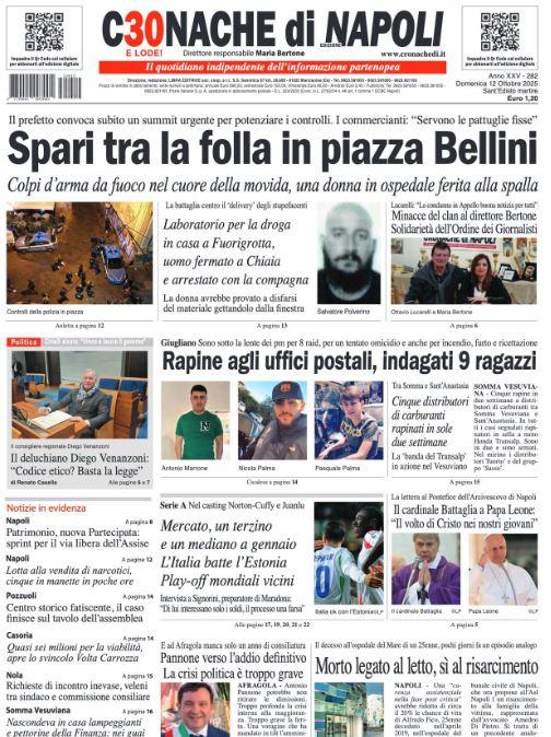 Cronache di Napoli titola: "Mercato, un terzino e un mediano a gennaio"