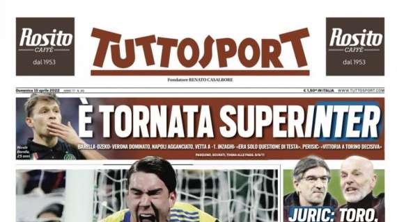PRIMA PAGINA - Tuttosport: "Champions Vlahovic!"