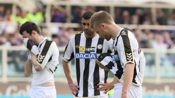 Udinese, seduta differenziata per sei calciatori