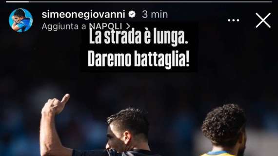 Simeone suona la carica: "La strada è lunga. Daremo battaglia!"