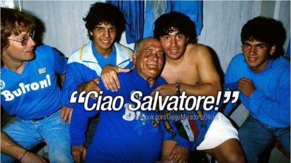 FOTO - Maradona, cuore azzurro: "Oggi voglio ricordare Salvatore De Paolis, il nostro artigiano"
