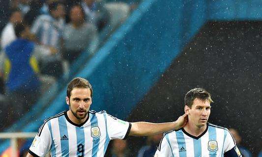 Higuain, brutta prestazione con l'Argentina: per Olè è da 4.5
