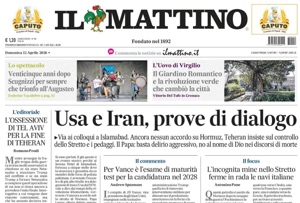 Il Mattino apre con la lotta scudetto: "Napoli, adesso o mai più"