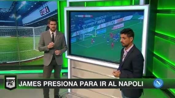 Dalla Colombia, Espn - James preme per il Napoli: con Ancelotti la giusta collocazione, le ultime