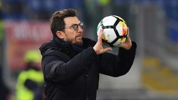 Roma, Di Francesco: "Juve e Napoli hanno qualcosa in più, ma in tanti vorrebbero essere ai quarti..."