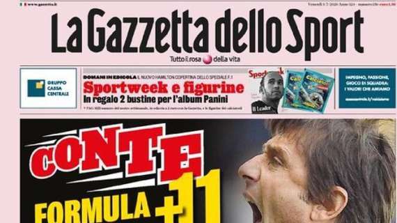 PRIMA PAGINA - Gazzetta: "Dea col turbo, nemmeno Gattuso riesce a fermarla"
