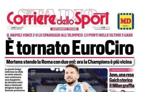 PRIMA PAGINA - CdS Campania: "E' tornato EuroCiro"