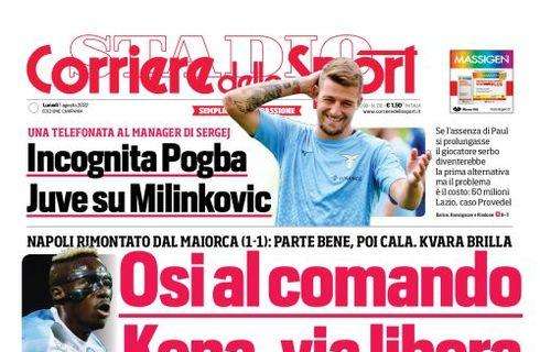 PRIMA PAGINA - CdS Campania: “Osi al comando. Kepa, via libera"