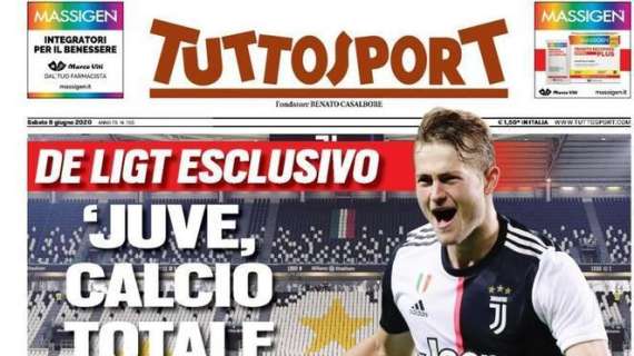 PRIMA PAGINA - Tuttosport - Blocco retrocessioni: "E scontro Lega-FIGC"