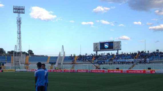 FOTO - Napoli arrivato all'Adriatico, azzurri in campo nel pre-partita