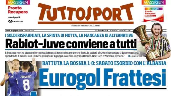 “Frattesi segna un eurogol: speranza azzurra” – Tuttosport