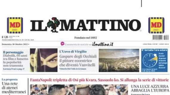 PRIMA PAGINA - Il Mattino: “La tredicesima”