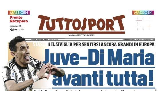 PRIMA PAGINA - Tuttosport: "Tanta Inter. Due salti in finale"