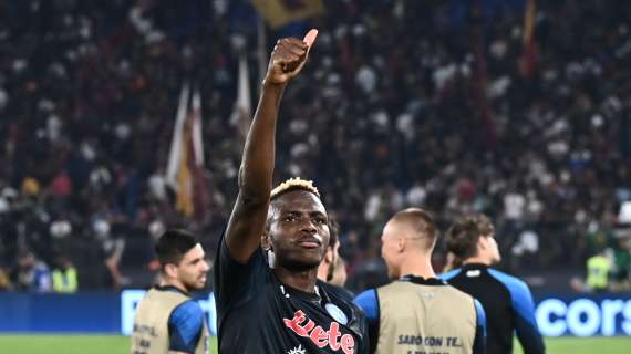 "Napoli, vinci se Osi. La Roma contiene e non tira mai in porta", Cds esalta gli azzurri