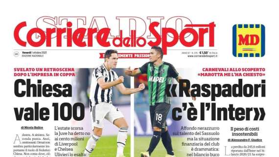 PRIMA PAGINA - CdS: “ADL prepara l'offerta a Insigne: quinquennale da 25 mln"