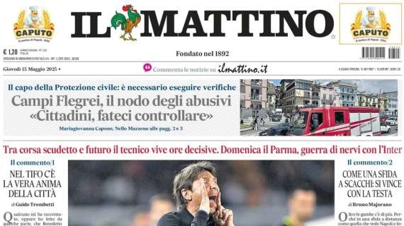 Il Mattino: "Conte, tutto in 10 giorni"