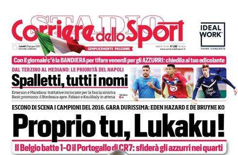PRIMA PAGINA - CdS Campania: "Spalletti, tutti i nomi"