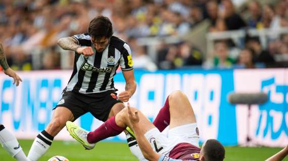 Super-Newcastle (quarta fascia in Champions): 5-1 all'Aston Villa e primo gol di Tonali in 6'