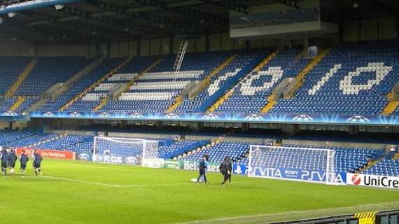 FOTO - Il settore ospiti di Stamford Bridge, dove siederanno i tifosi azzurri