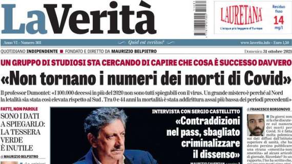 La teoria de La Verità: "Il segreto del Napoli capolista è lo sciopero dei suoi tifosi"