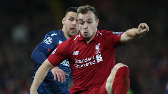 Champions, grana Liverpool: pioggia di minacce per Shaqiri e Klopp lo esclude dalla sfida di Belgrado