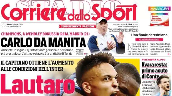 “Kvara resta, primo acuto di Conte” – Corriere dello Sport