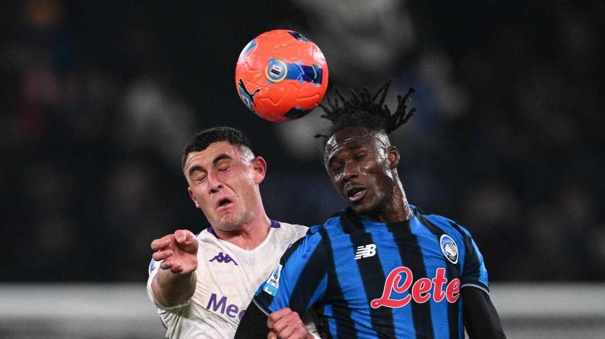 Fiorentina sfortunata, Atalanta avanti su un cross sbagliato: 1-0 al 45'