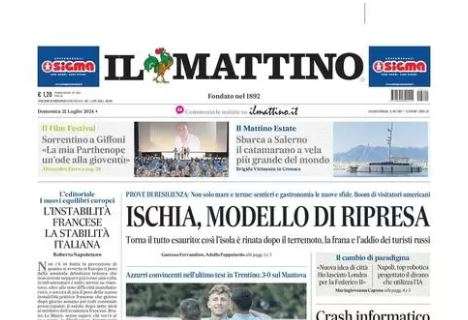 Il Mattino: "Pressing e idee, il marchio di Conte"