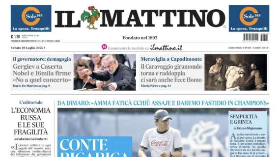Il Mattino: "Conte ricarica"