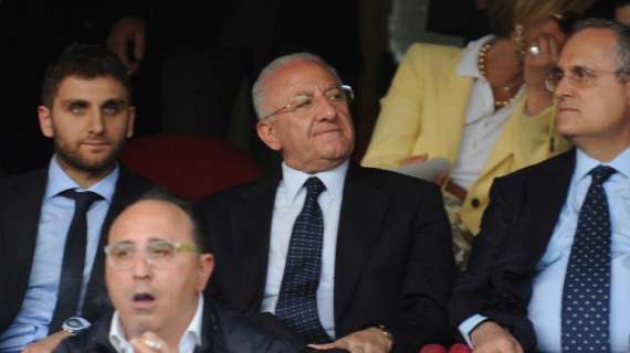 De Luca sul San Paolo: "Ora è un'altra cosa, senza noi il Comune neanche nel 3000 avrebbe risolto il problema"