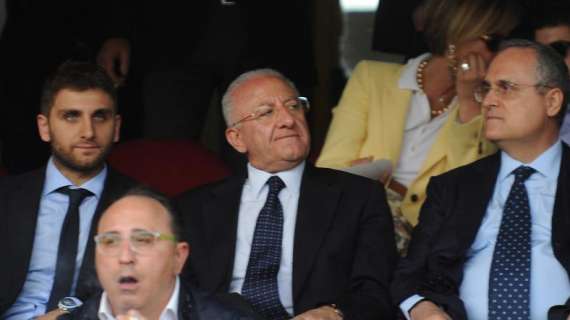 Ancora De Luca contro il Comune: "Due anni fa ci dissero 'pensiamo noi al San Paolo' e poi non avevano manco un euro..."