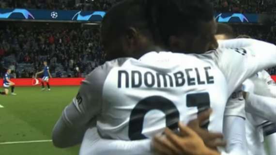 Ndombele esulta: “Felice del primo gol col Napoli in questa prestigiosa competizione”