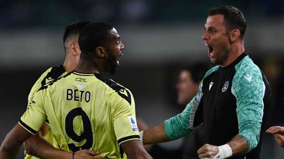 Udinese-Verona, le formazioni ufficiali: Beto e Success sfidano Lasagna e Djuric
