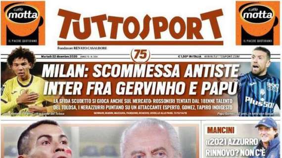 PRIMA PAGINA - Tuttosport: "Giorno di sentenza per Juve-Napoli"