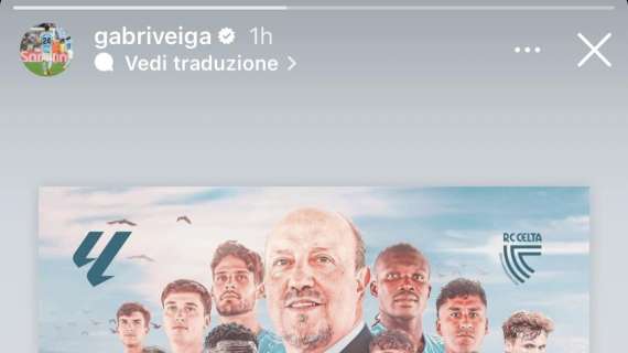 FOTO - Gabri Veiga pensa al debutto in Liga col Celta Vigo: "Insieme!"