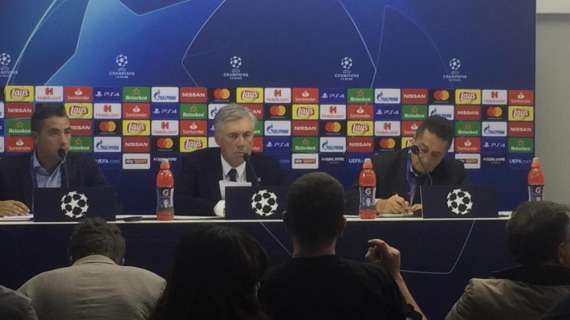 Ancelotti in conferenza: "Ad Anfield non si creano 10 occasioni, ma su quelle 2-3 devi fare gol. Mancata fortuna, ritornerà in EL. Rosso Van Dijk? VAR troppo tardi..."
