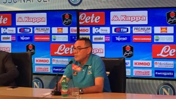 Sarri sul sorteggio d'Europa League: "Il Brugge è forte. Si parla in base al nome, non alla forza delle squadre"