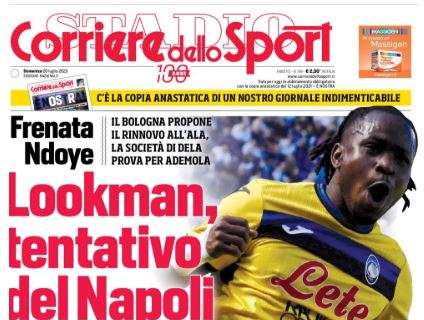 Corriere dello Sport: "Lookman, tentativo del Napoli"