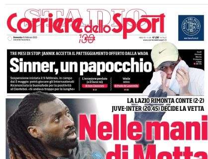 Corriere dello Sport apre col Napoli: "Nelle mani di Motta"