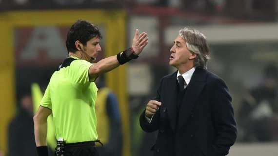 Mancini attacca ancora gli arbitri: "Solo in Italia gli allenatori vengono espulsi"