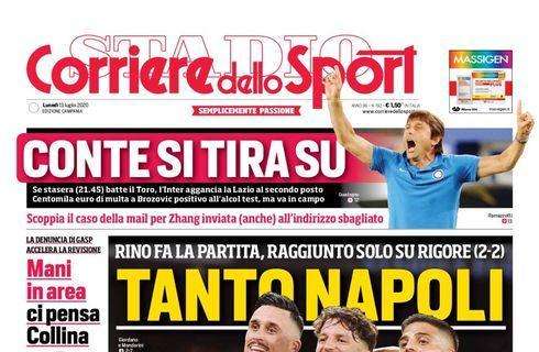 PRIMA PAGINA - CdS Campania - Gattuso viene raggiunto solo su rigore: "Tanto Napoli"