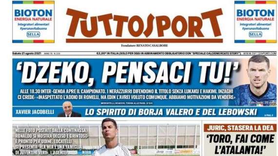 PRIMA PAGINA - Tuttosport: “CR7: Juve, io ci sono”