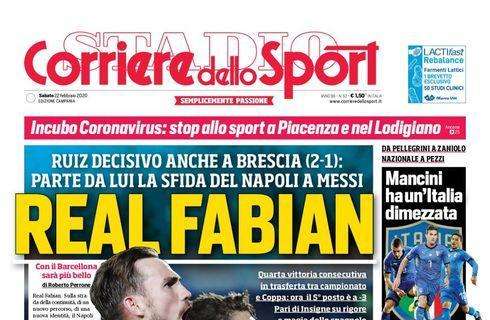 PRIMA PAGINA - CdS Campania: "Real Fabian!"