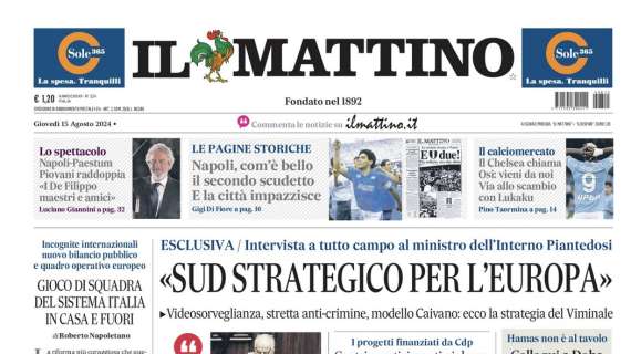 Il Mattino: "Il Chelsea chiama Osi: vieni da noi. Via allo scambio con Lukaku"