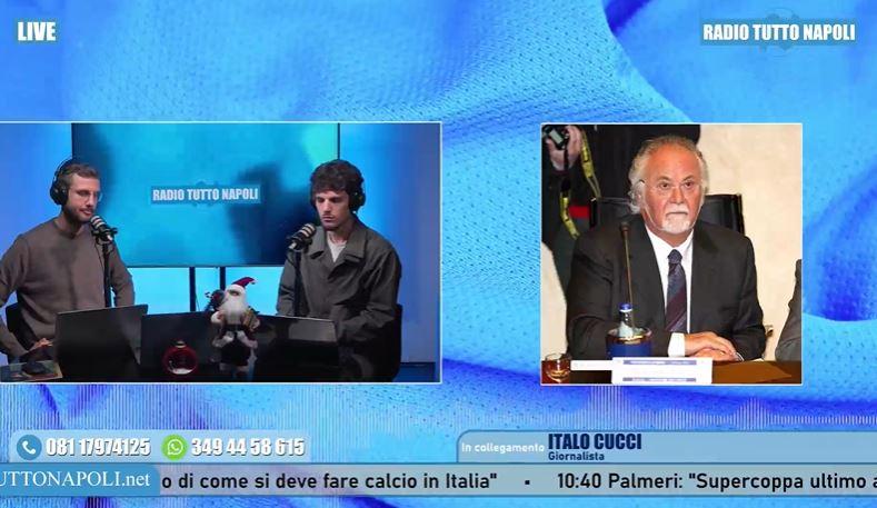 Cucci: "Al Napoli non manca nulla, niente scuse se non dovesse andare bene"