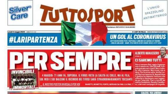 PRIMA PAGINA - Tuttosport - Juventus, parla Paratici "Tutto vero"